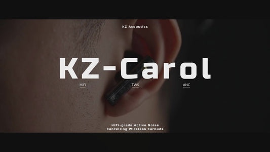 KZ Carol Wireless Earbuds  Active Noise Cancelling Built-in 6 Mic Bluetooth Earphones